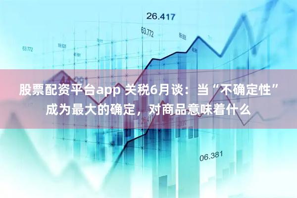 股票配资平台app 关税6月谈：当“不确定性”成为最大的确定，对商品意味着什么